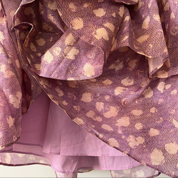 Celina Dress in Lavender Handprint Dot - Picture 8 of 11